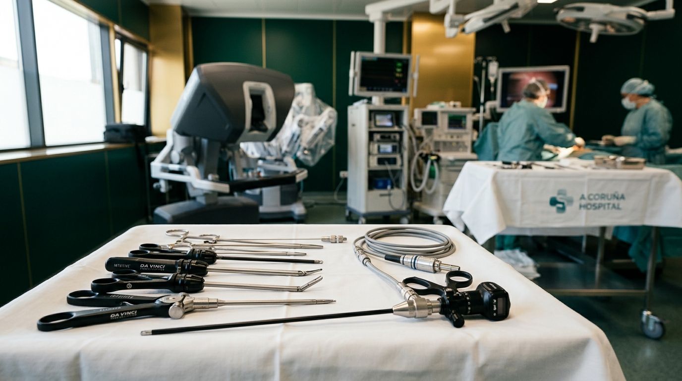 Cirugía robótica con Robot Da Vinci en A Coruña - Dr. Chantada